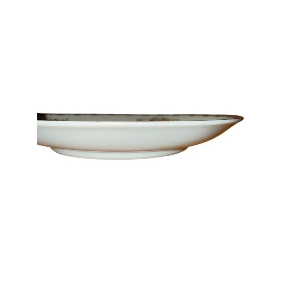 Noritake Renovia Salad Dessert Plate 8in White‎ Floral Gold Rim Vintage 1950's